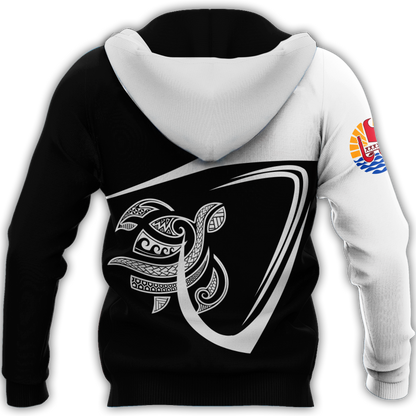 Premium Unisex Hoodie Polynesian Tahiti Custom Name ML