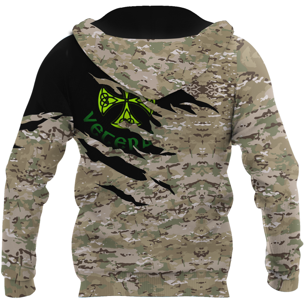 Irish Veterans 3D Hoodie Shirt For Men And Women