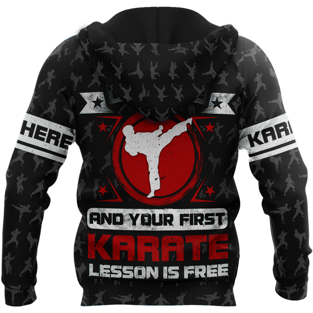 Customize Name Karate Hoodie For Men And Women TNA13032101