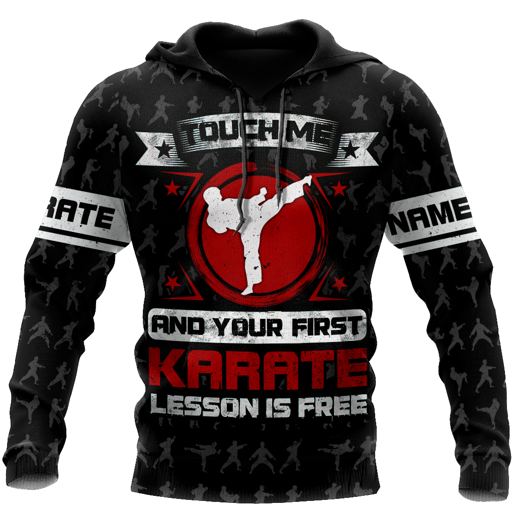 Customize Name Karate Hoodie For Men And Women TNA13032101