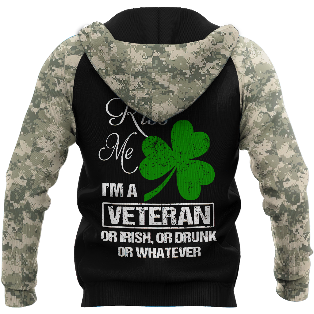 Irish Veterans - Persionalized Name 3D Hoodie Shirt For Men And Women