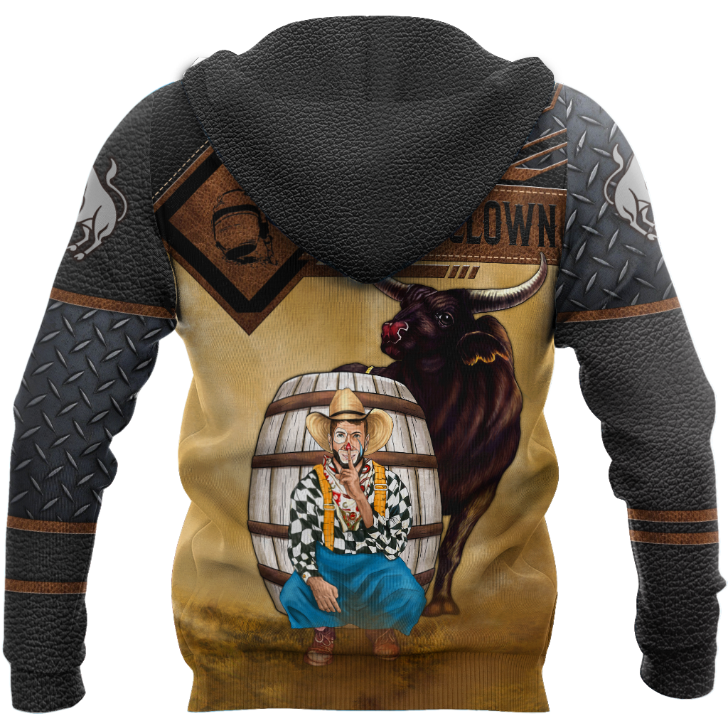 Personalized Name Bull Riding 3D All Over Printed Unisex Shirts Rodeo Clown