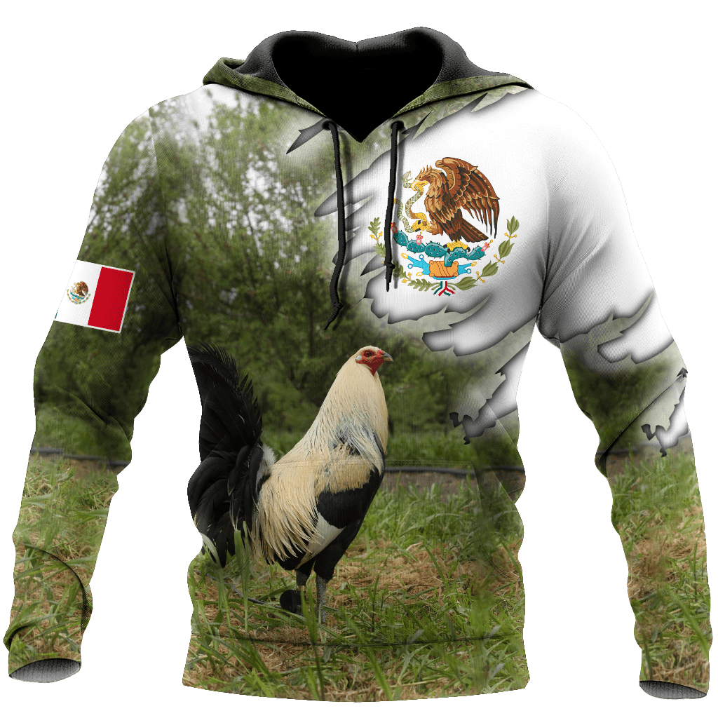 Mexican Rooster 3D Printed Unisex Shirts HHT13052107