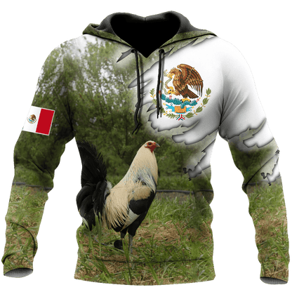 Mexican Rooster 3D Printed Unisex Shirts HHT13052107