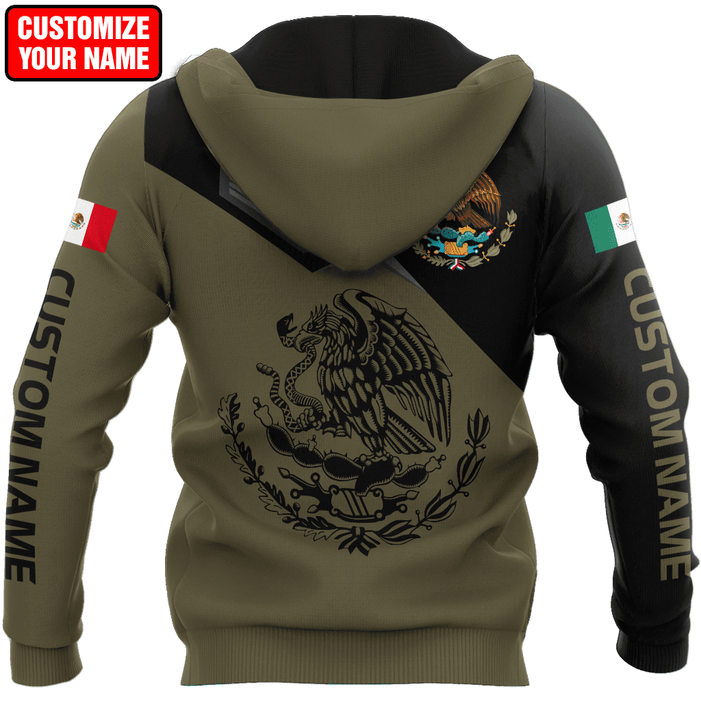 Personalized Name Mexican 3D All Over Printed Hoodie