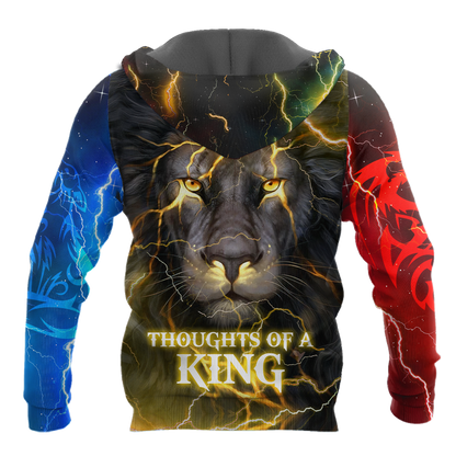 The Power Of Three Souls Dragon Wolf Lion 3D All Over Printed Unisex Shirts