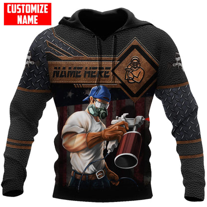Tmarctee Customized Name House Painter 3D All Over Printed Combo Hoodie + Sweatpant HP36 TNA13112102ND