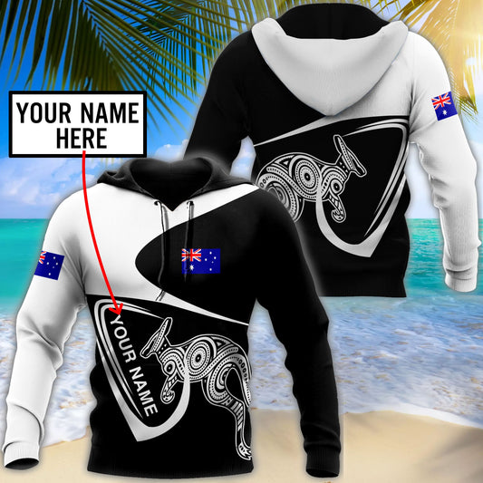 Premium Unisex Hoodie Aboriginal Australia Custom Name ML