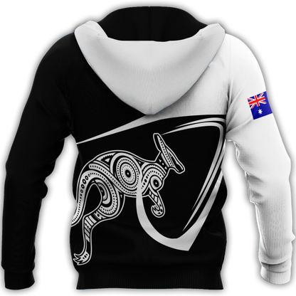 Premium Unisex Hoodie Aboriginal Australia Custom Name ML