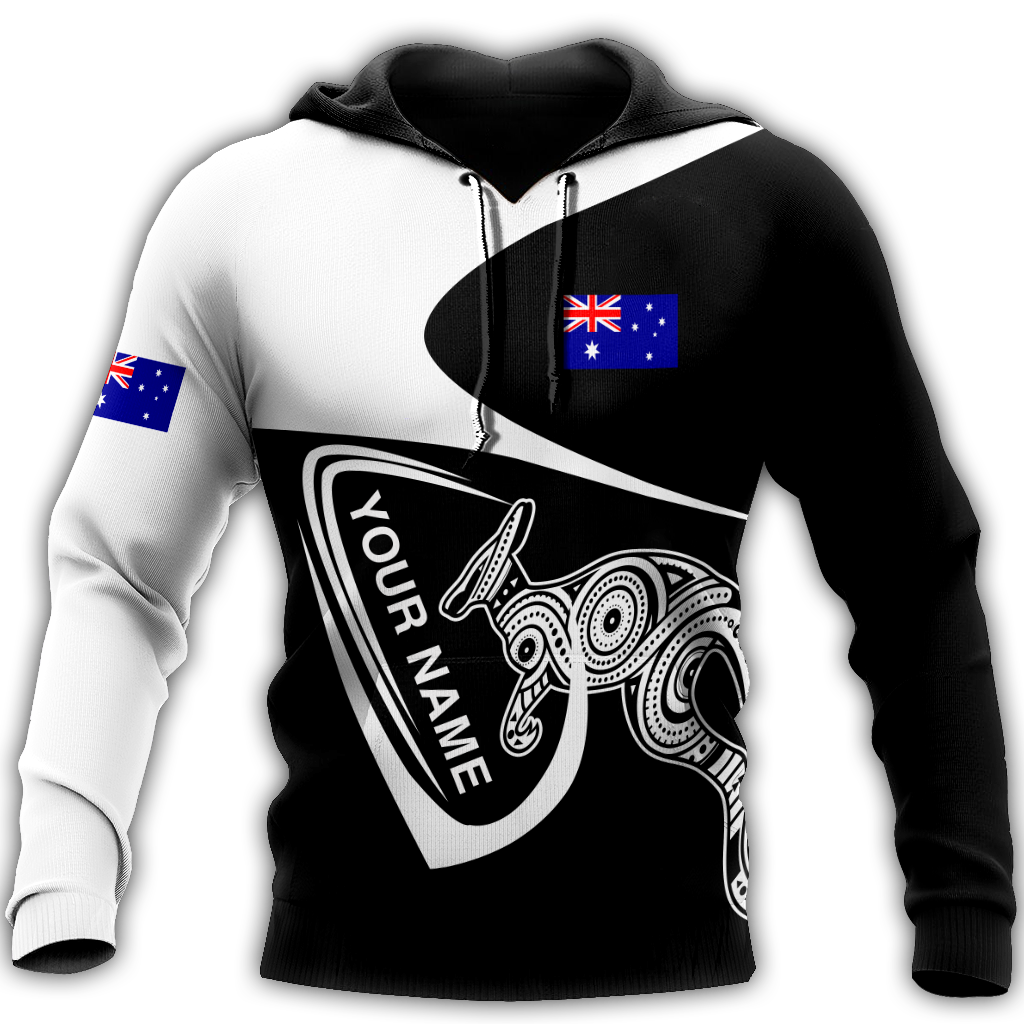 Premium Unisex Hoodie Aboriginal Australia Custom Name ML