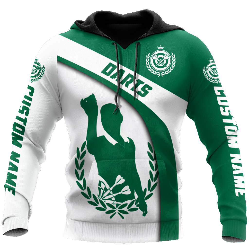 Darts Player No10 Personalized Name 3D Printed Personalized Unisex Hoodie ML