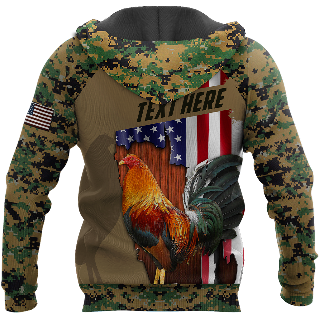 Personalized Rooster 3D Printed Unisex Shirts SN14052104