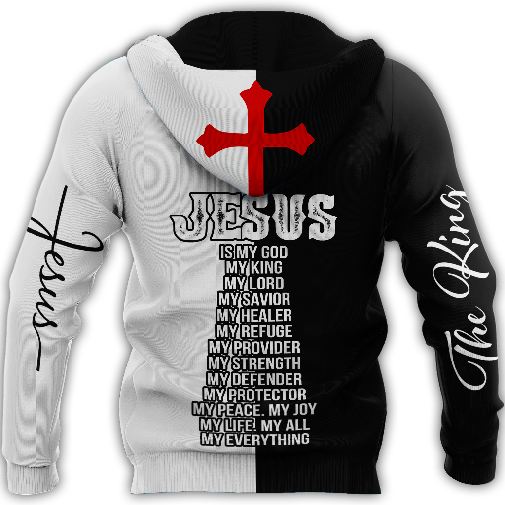 Premium Christian Jesus Personalized Name 3D All Over Printed Unisex Shirts - Amaze Style™-Apparel
