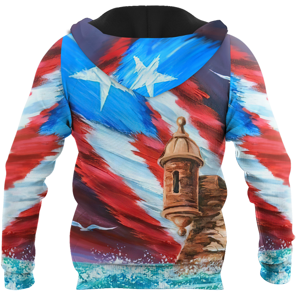 Custom Name Puerto Rico Hoodie For Men And Women MH15032101