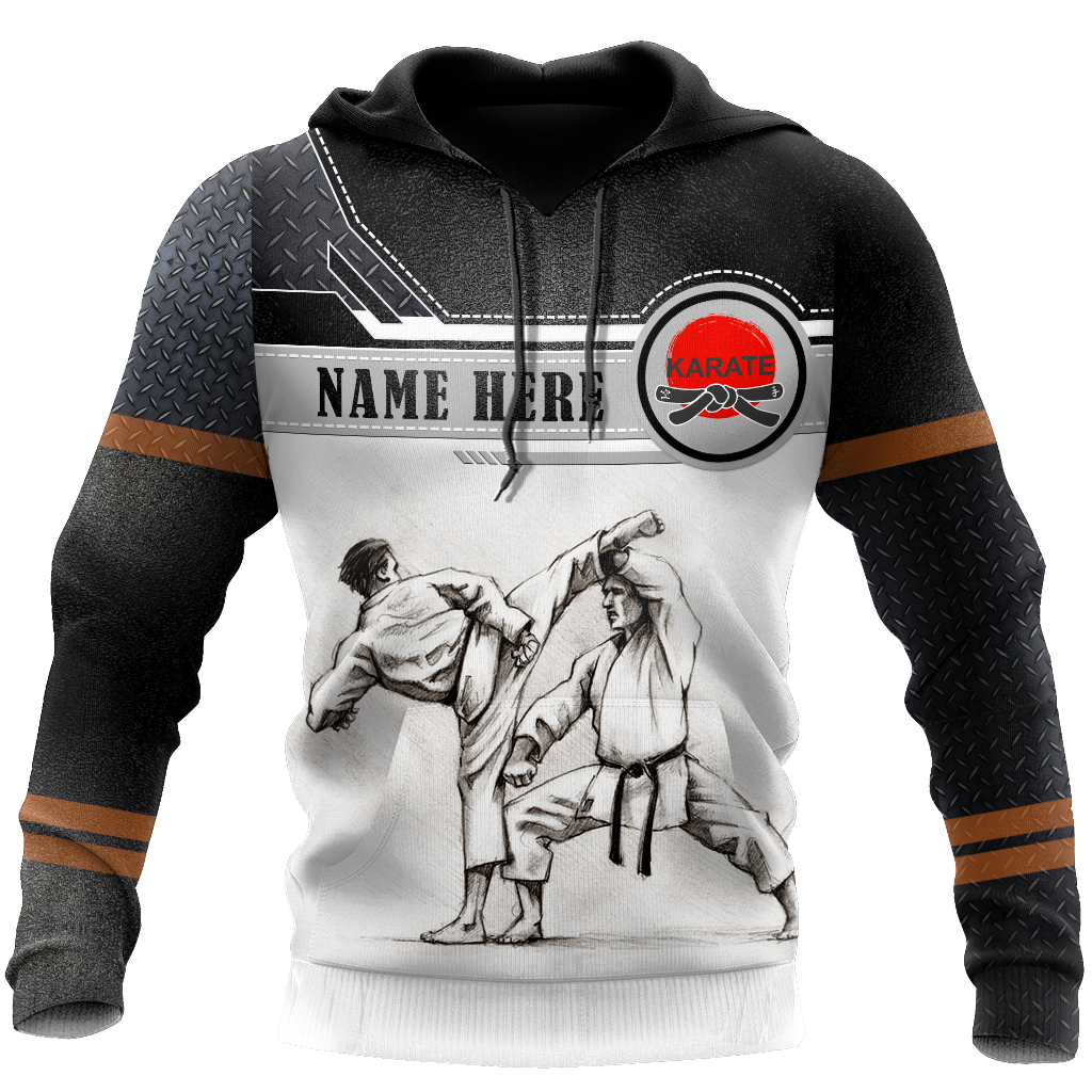 Customize Name Karate Hoodie For Men And Women TNA15032102