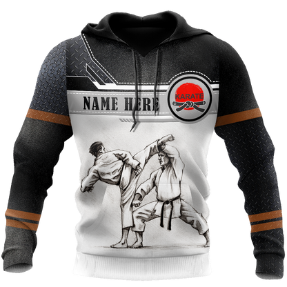 Customize Name Karate Hoodie For Men And Women TNA15032102