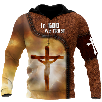 Premium Jesus Christ on the Cross 3D All Over Printed Shirts