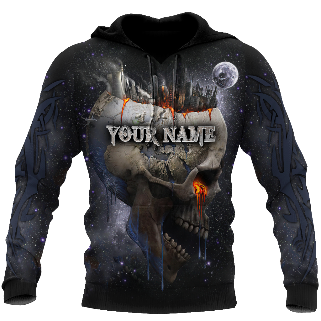 Customize Name Tattoo Skull Hoodie For Men And Women NTN15032104