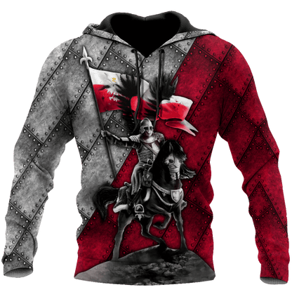 Premium Polish Hussars 3D All Over Printed Unisex Hoodie