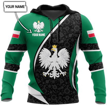 Personalized Polska 3D All Over Printed Unisex Hoodie