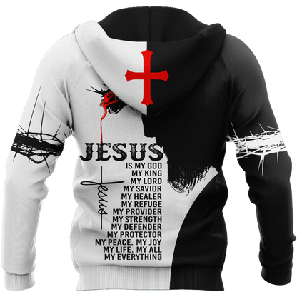 Jesus Christ New Version of the Legendary 3D Printed Hoodie, T-Shirt for Men and Women