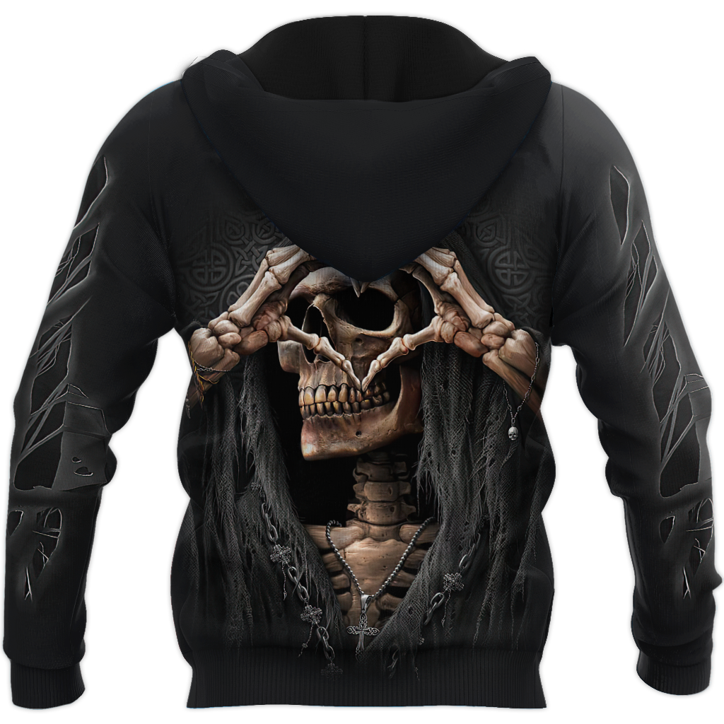 Customize Name Tattoo Skull Hoodie For Men And Women NTN16032104