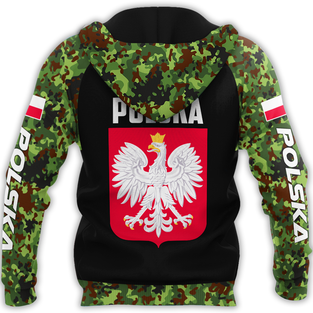 Personalized Polska 3D All Over Printed Unisex Hoodie