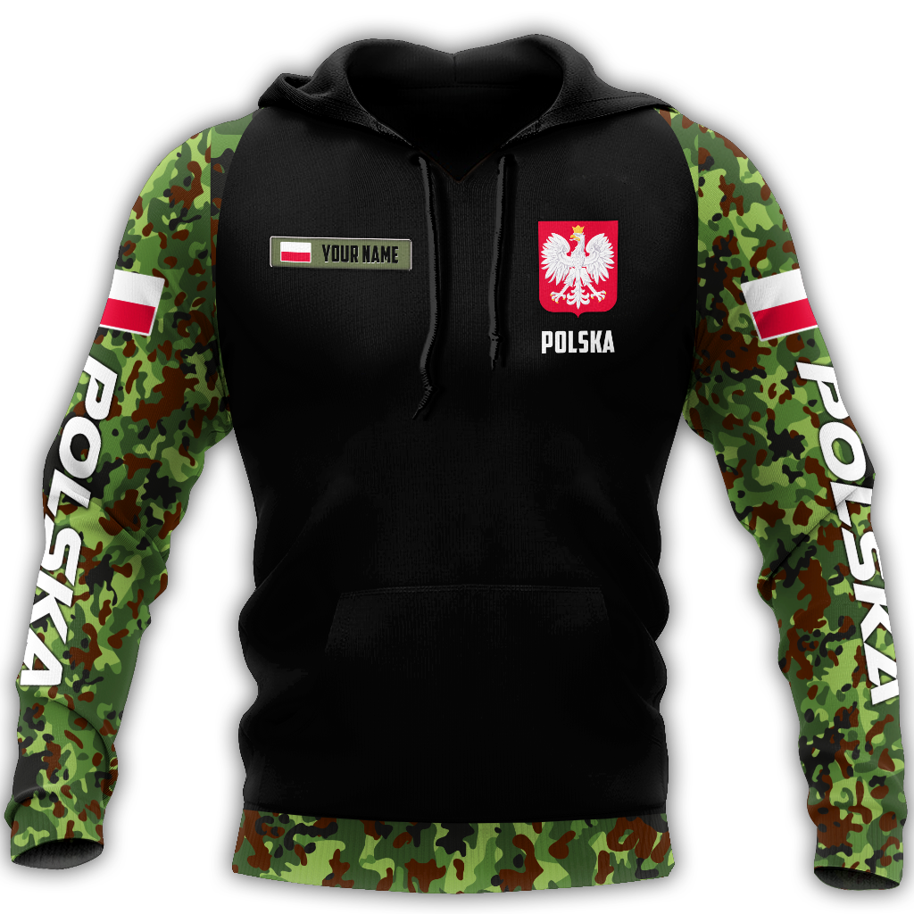 Personalized Polska 3D All Over Printed Unisex Hoodie