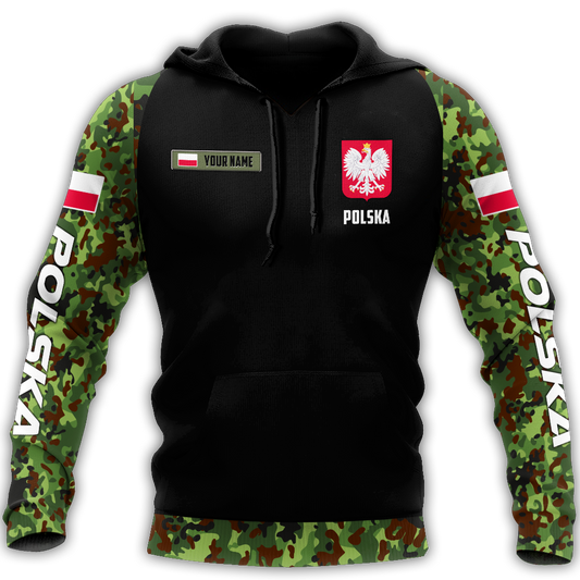 Personalized Polska 3D All Over Printed Unisex Hoodie