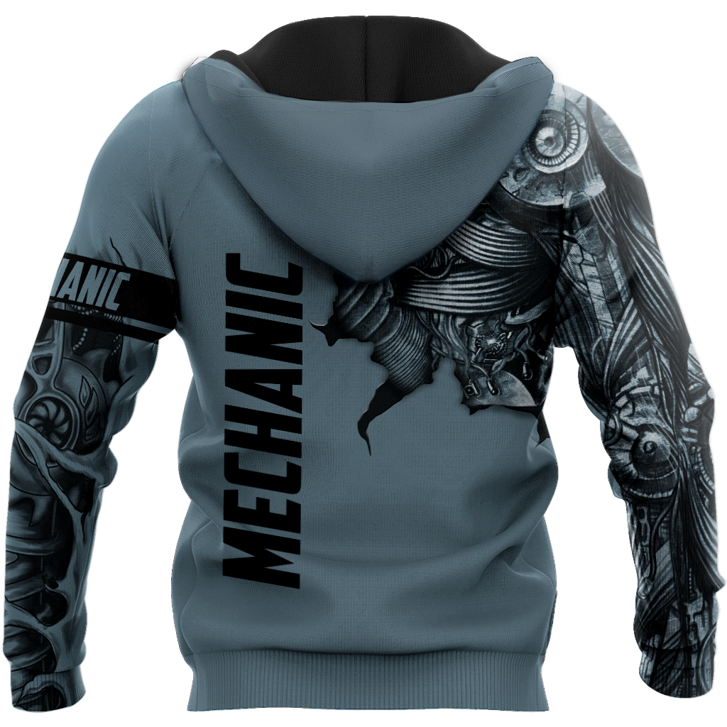 Mechanic Tattoo Machine All Over Printed Hoodie For Men and Women TN