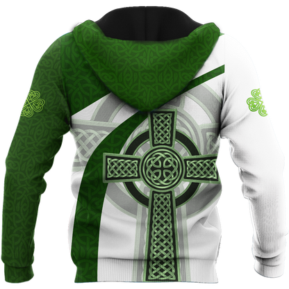 Irish Celtic Knot Cross 3D Design print shirts