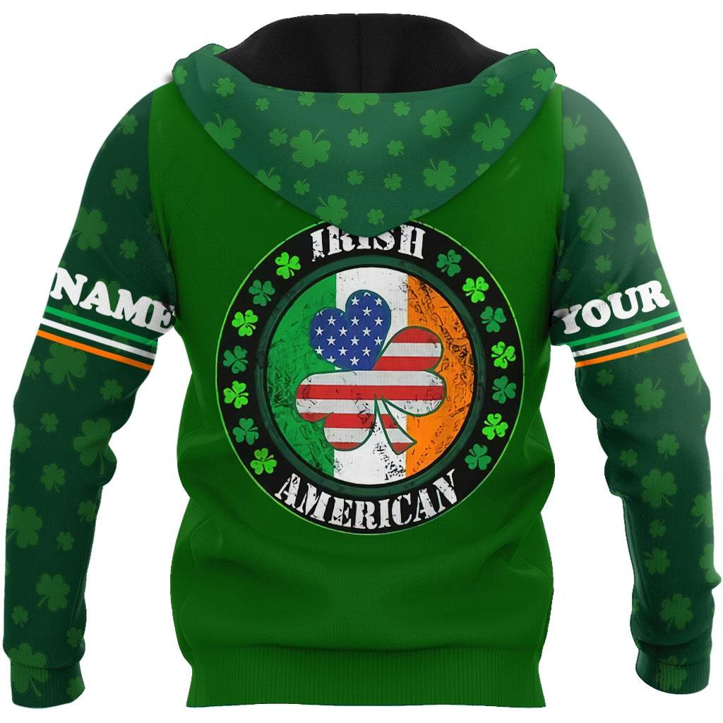 Premium Customize Name Irish Saint Patrick's Day 3D All Over Printed Unisex Shirts