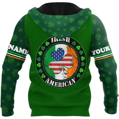 Premium Customize Name Irish Saint Patrick's Day 3D All Over Printed Unisex Shirts