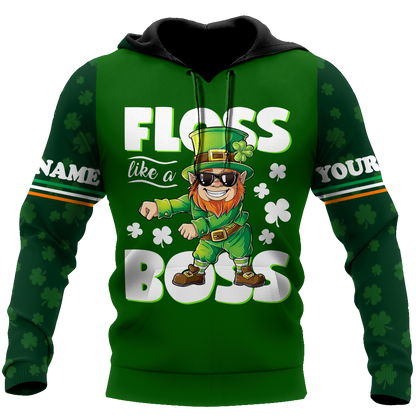 Premium Customize Name Irish Saint Patrick's Day 3D All Over Printed Unisex Shirts