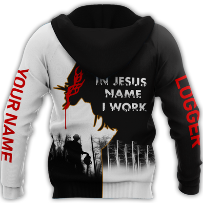 Logger - Jesus Custom Name Unisex Shirts