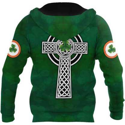 Irish American Pride Saint Patrick's Day 3D All Over Printed Shirts For Men And Women TN