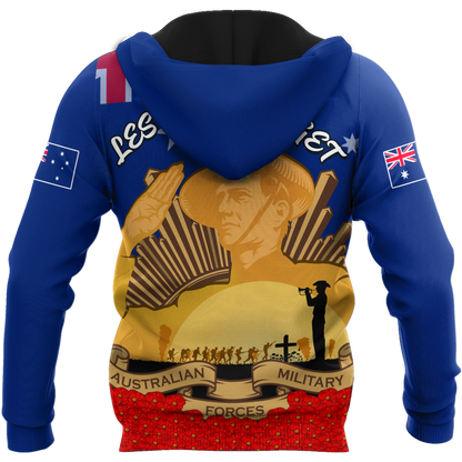 Premium Lest We Forget Anzac Day 3D All Over Printed PL