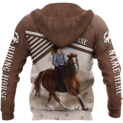 Riding Horse 3D All Over Printed Unisex Shirts