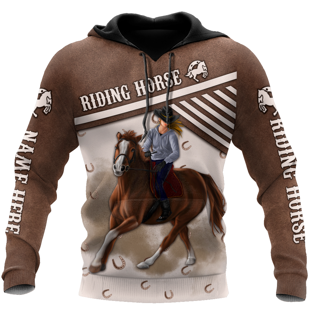 Riding Horse 3D All Over Printed Unisex Shirts