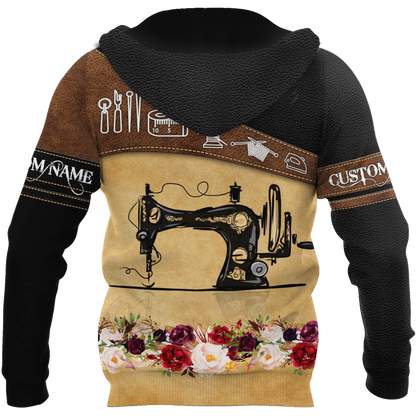 Personalized Name Sewing machine 3D All Over Printed Shirts