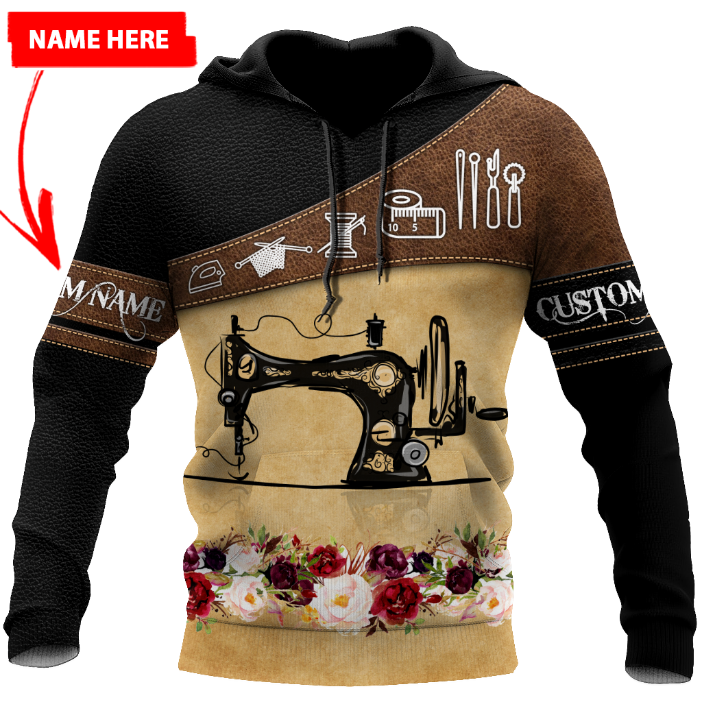 Personalized Name Sewing machine 3D All Over Printed Shirts