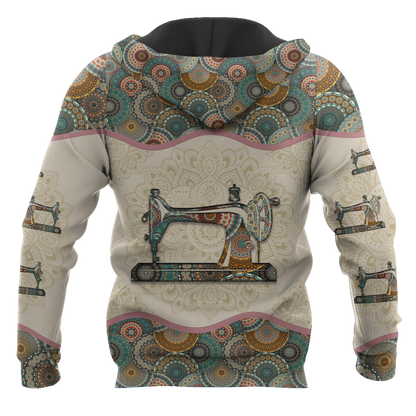 Sewing machine 3D All Over Printed Shirts For Men and Women