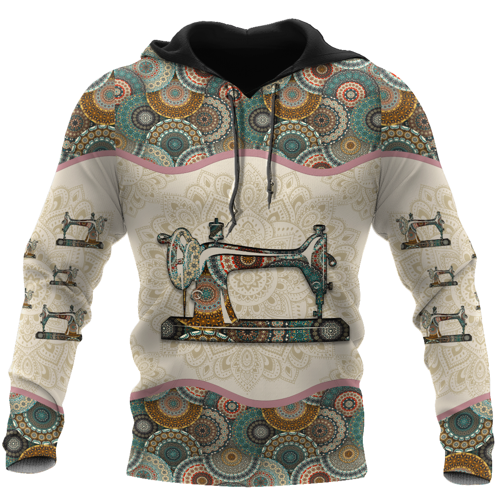 Sewing machine 3D All Over Printed Shirts For Men and Women