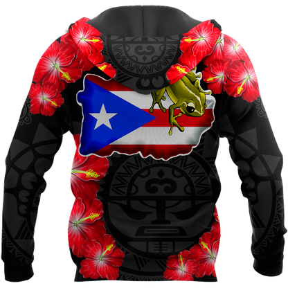 Customize Name Puerto Rico Hoodie For Men And Women