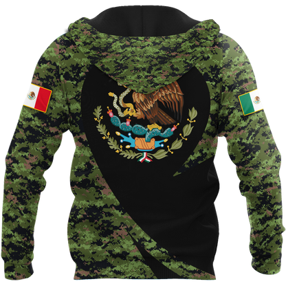 Mexico 3D All Over Printed Hoodie