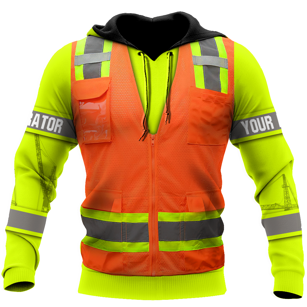Customize Name Heavy Equipment Operator 3D All Over Printed Unisex Shirts