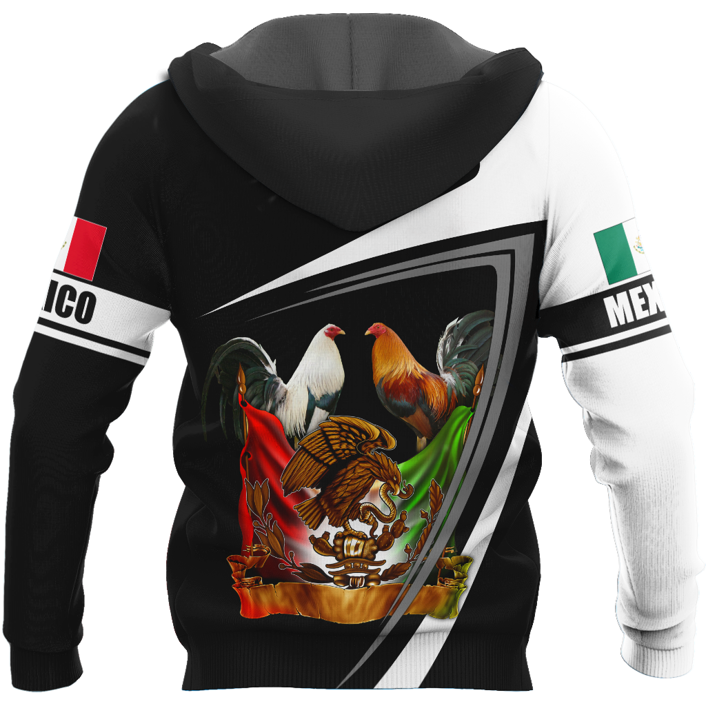 Personalized Name Rooster Mexico 3D All Over Printed Hoodie