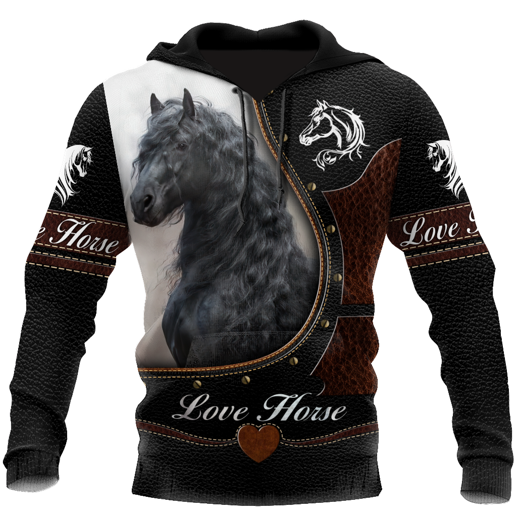 Friesian Horse 3D All Over Printed Shirts For Men And Women TR1711204