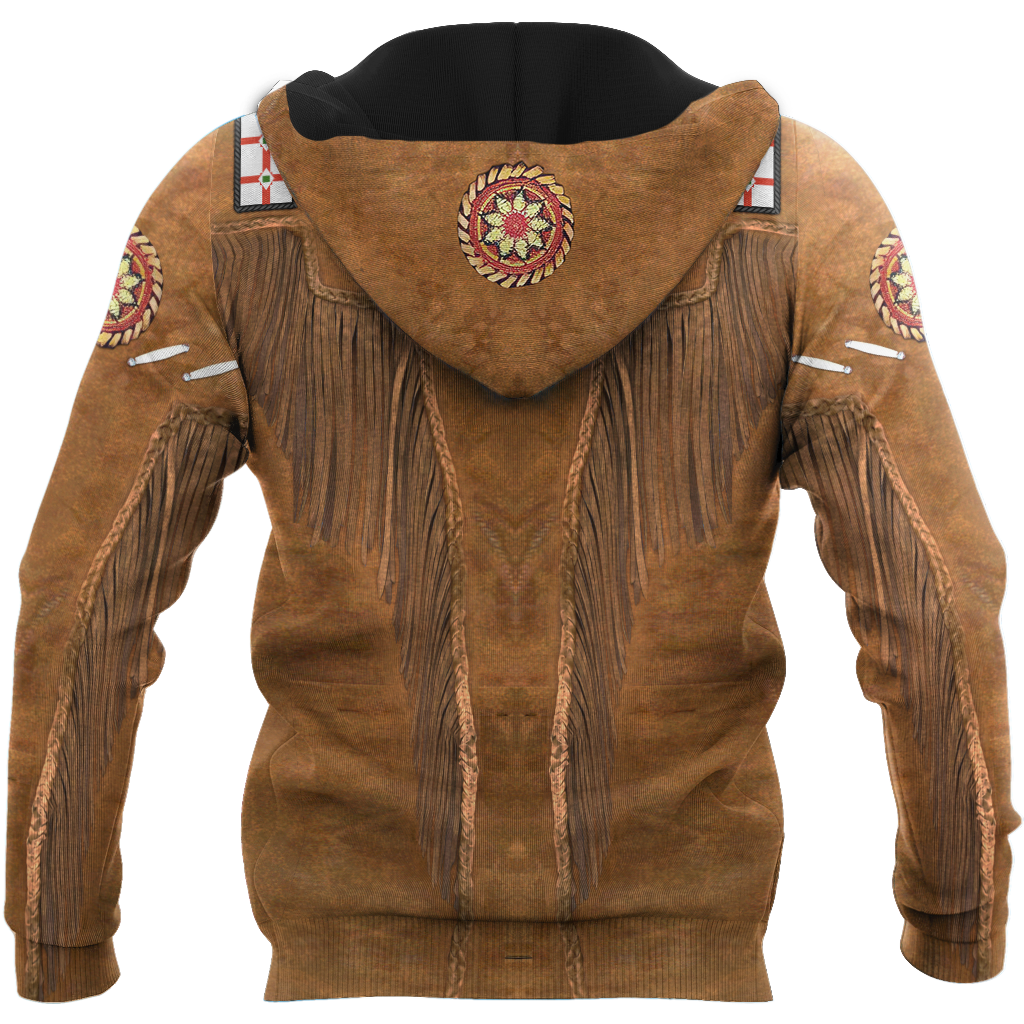 Cowboy Jacket No18 Cosplay 3D Over Printed Unisex Deluxe Hoodie ML