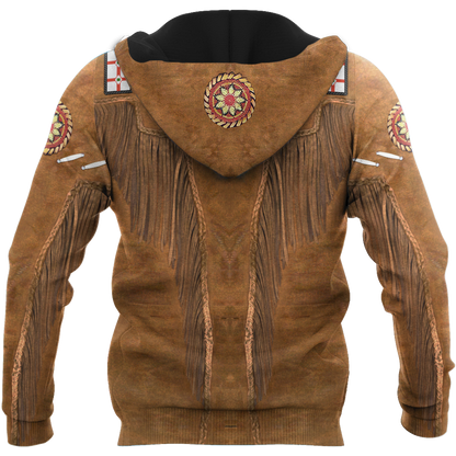Cowboy Jacket No18 Cosplay 3D Over Printed Unisex Deluxe Hoodie ML
